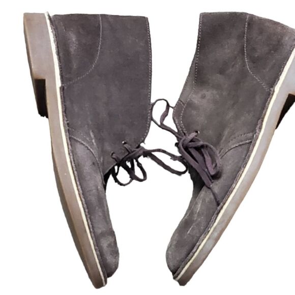 Clark Brown Suede Dress  Boots - Picture 2 of 5